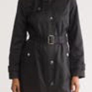 Michael Kors - Water Resistant Hooded Belted Trench Coat (Brand New)